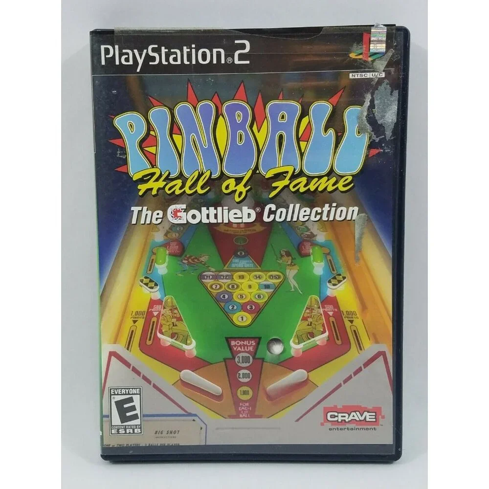 Pinball Hall of Fame The Gottlieb Collection PS2 Sony PlayStation 2 Complete